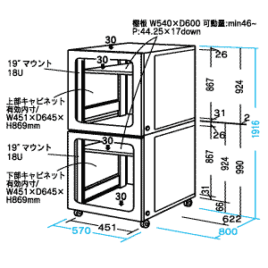 CP-025 / 19"防塵ボックス