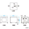 CP-101 19インチマウントボックス(H500・8U) CP-101 / 19インチマウントボックス(H500・8U)