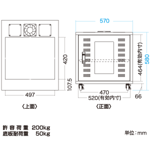 CP-1SK / 19インチマウントボックス(静音ファン仕様)