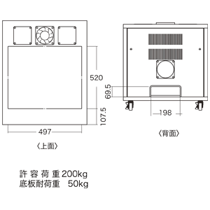 CP-2SKFA / 19インチマウントボックス防塵機能付き(受注生産)