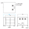 CP-302 W800 機器収納ボックス(H700mm) CP-302 / W800 機器収納ボックス(H700mm)