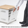CP-502 19インチマウントボックス(12U・D600・木目天板×ホワイトフレーム) CP-502 / 19インチマウントボックス(12U・D600・木目天板×ホワイトフレーム)