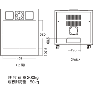CP-5KFA / 19インチマウントボックス防塵機能付き（受注生産）