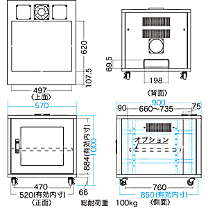CP-5 / 19インチマウントボックス