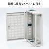 CP-HB422ULGY / 19インチHUB収納キャビネット（W420×D150mm・2U）