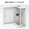 CP-HB423ULGY / 19インチHUB収納キャビネット（W420×D200mm・3U）