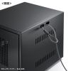 CP-KBOX6BK 機器収納ボックス(幅300×奥行き350×高さ300mm) CP-KBOX6BK / 機器収納ボックス(幅300×奥行き350×高さ300mm)