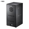 CP-KBOX7BK 機器収納ボックス(幅300×奥行き350×高さ600mm) CP-KBOX7BK / 機器収納ボックス(幅300×奥行き350×高さ600mm)