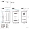 CP-KBOX7BK 機器収納ボックス(幅300×奥行き350×高さ600mm) CP-KBOX7BK / 機器収納ボックス(幅300×奥行き350×高さ600mm)