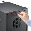 CP-KBOX7BK 機器収納ボックス(幅300×奥行き350×高さ600mm) CP-KBOX7BK / 機器収納ボックス(幅300×奥行き350×高さ600mm)