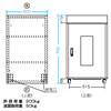 CP-SBOX1070 / 騒音低減ボックス（D1000×H700mm）（受注生産）