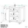 CP-SBOX3 / 機器収納ボックス（H1000mm）