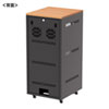 CP-SBOX4510 扉付き機器収納ボックス(W450・H1000・木目天板) CP-SBOX4510 / 扉付き機器収納ボックス(W450・H1000・木目天板)