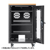 CP-SBOX4510 扉付き機器収納ボックス(W450・H1000・木目天板) CP-SBOX4510 / 扉付き機器収納ボックス(W450・H1000・木目天板)
