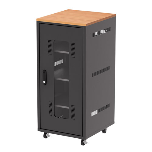 NASやルーター、LANハブなどの収納に便利な扉付き収納ボックスを発売