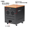 CP-SBOX4560 扉付き機器収納ボックス(W450・H600・木目天板) CP-SBOX4560 / 扉付き機器収納ボックス(W450・H600・木目天板)