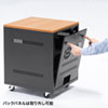 CP-SBOX4560 扉付き機器収納ボックス(W450・H600・木目天板) CP-SBOX4560 / 扉付き機器収納ボックス(W450・H600・木目天板)