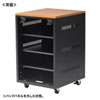 CP-SBOX4572 扉付き機器収納ボックス(W450・H720・木目天板) CP-SBOX4572 / 扉付き機器収納ボックス(W450・H720・木目天板)