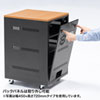 CP-SBOX6010 扉付き機器収納ボックス(W600・H1000・木目天板) CP-SBOX6010 / 扉付き機器収納ボックス(W600・H1000・木目天板)