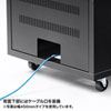 CP-SBOX6010 扉付き機器収納ボックス(W600・H1000・木目天板) CP-SBOX6010 / 扉付き機器収納ボックス(W600・H1000・木目天板)