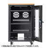 CP-SBOX6010 扉付き機器収納ボックス(W600・H1000・木目天板) CP-SBOX6010 / 扉付き機器収納ボックス(W600・H1000・木目天板)