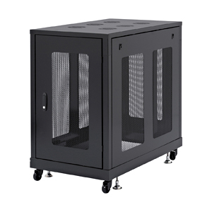 CP-SV1810MBK / 19インチサーバーラック　メッシュパネル仕様（18U）