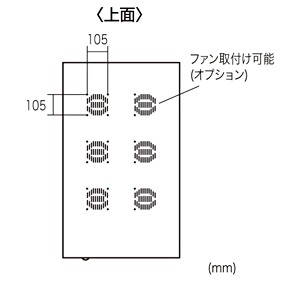 CP-SV4210NPBK / 19インチサーバーラックパネルなし（42U）