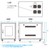 CP-SV6N / 小型19インチサーバーラック（12U・D1000mm）