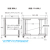 CP-SV7 / 小型19インチサーバーラック（18U・W570×D800mm） 