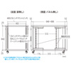CP-SV7 小型19インチサーバーラック(18U・W570×D800mm) CP-SV7 / 小型19インチサーバーラック(18U・W570×D800mm)
