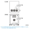 CP-SVBOX1N / 置き型用サーバーラック（W570×D700mm）