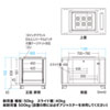 CP-SVC12U / 19インチマウントサーバーラック（12U）