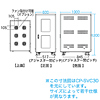CP-SVC40 / コンパクト19インチサーバーラック（受注生産）