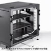 CP-SVCBOX3BK / 小型19インチマウントボックス(9U　D450)