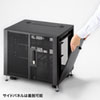 CP-SVCBOX3BK 小型19インチマウントボックス(9U D450) CP-SVCBOX3BK / 小型19インチマウントボックス(9U D450)