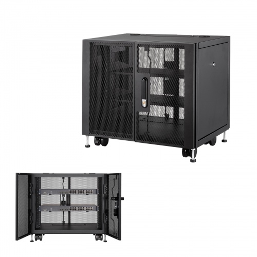 CP-SVCBOX3BK / 小型19インチマウントボックス(9U　D450)