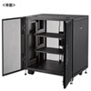 CP-SVCBOX4BK 小型19インチマウントボックス(12U D450) CP-SVCBOX4BK / 小型19インチマウントボックス(12U D450)