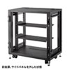 CP-SVCBOX4BK 小型19インチマウントボックス(12U D450) CP-SVCBOX4BK / 小型19インチマウントボックス(12U D450)