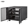 CP-SVCBOX5BK 小型19インチマウントボックス(9U D600) CP-SVCBOX5BK / 小型19インチマウントボックス(9U D600)