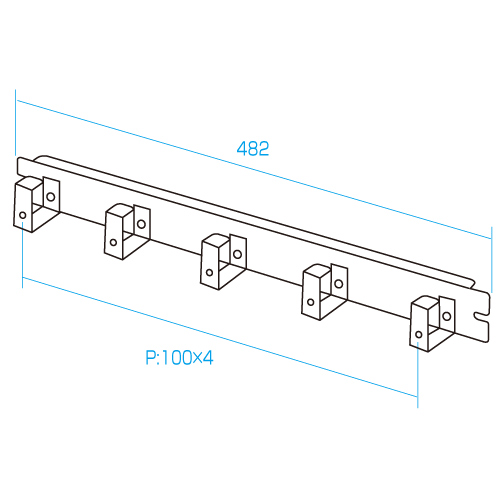 CP-SVCHBBKN / ケーブルフックバー