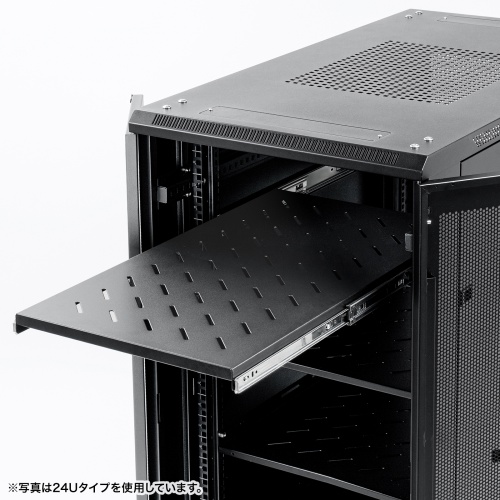 CP-SVCK1811BK / 前後観音扉19インチサーバーラック(18U)