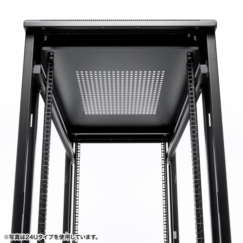 CP-SVCK1811BK / 前後観音扉19インチサーバーラック(18U)