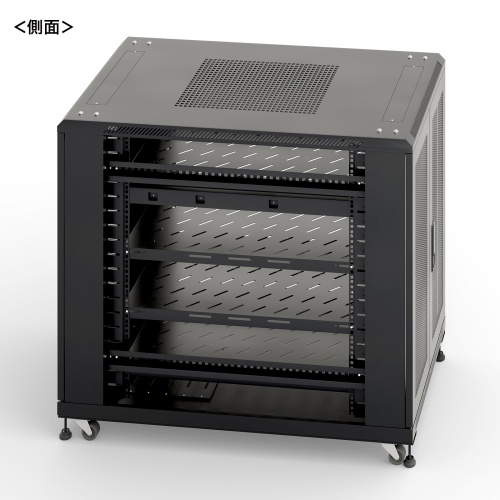 CP-SVCK1811BK / 前後観音扉19インチサーバーラック(18U)