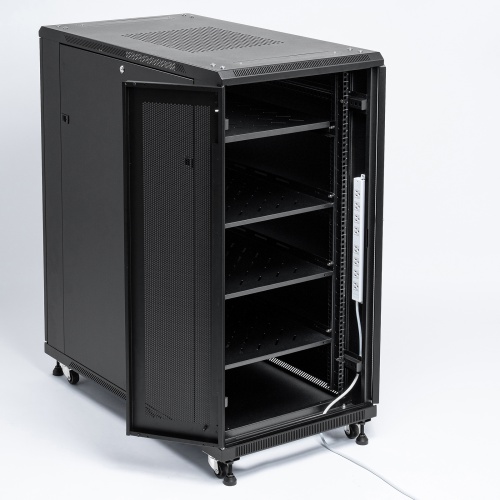 CP-SVCK1811BK / 前後観音扉19インチサーバーラック(18U)