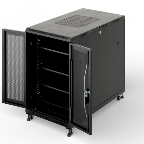 CP-SVCK1811BK / 前後観音扉19インチサーバーラック(18U)