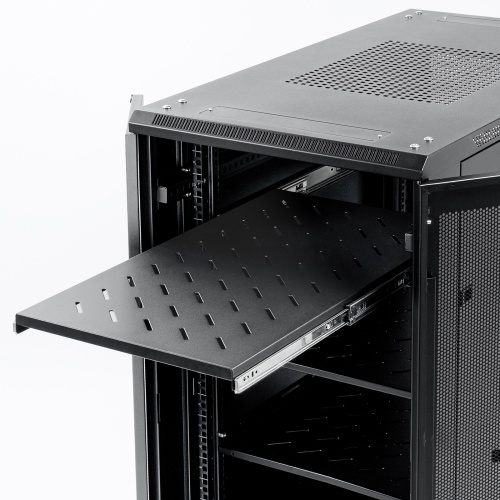 CP-SVCK2411BK / 前後観音扉19インチサーバーラック(24U)