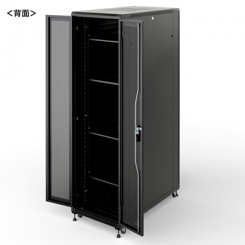 CP-SVCK4211BK / 前後観音扉19インチサーバーラック(42U)