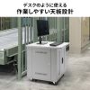 CP-SVD6070GY 19インチマウント付きデスク(2ポスト・D700) CP-SVD6070GY / 19インチマウント付きデスク(2ポスト・D700)
