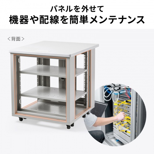 CP-SVD6070GY / 19インチマウント付きデスク（2ポスト・D700）