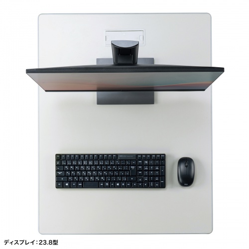 CP-SVD6080GY / 19インチマウント付きデスク（2ポスト・D800）